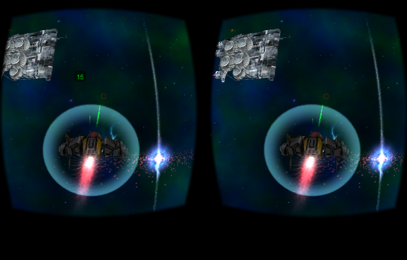 screenshot 1 Cardboard 3D VR Space FPS game content image